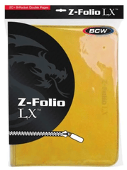 BCW Binder: 9-Pocket Z-Folio LX Yellow 1-ZF9LX-YLW